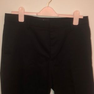 NAVY STRAIGHT FIT PANTS